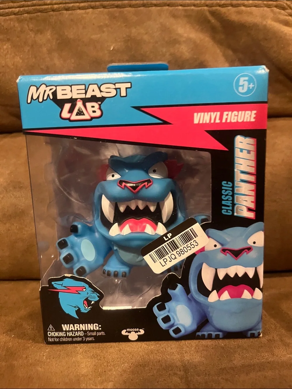 Classic Panther Blue Vinyl Figure - Collector Toy